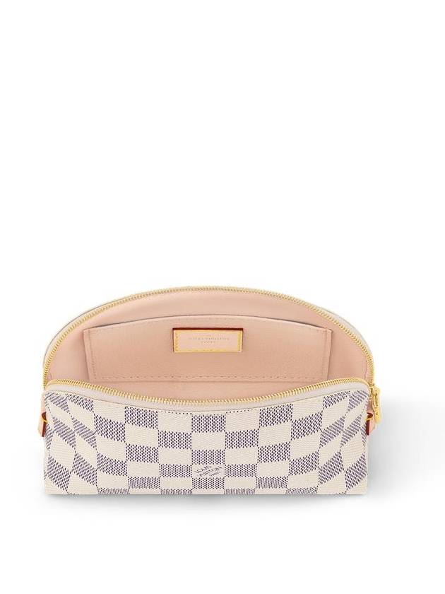 Damier Azur Canvas Cosmetic Pouch Bag Beige - LOUIS VUITTON - BALAAN 5