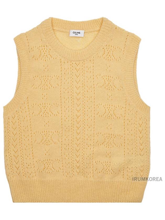 Pullover 2ADIH907Z 11JA YELLOW - CELINE - BALAAN 2