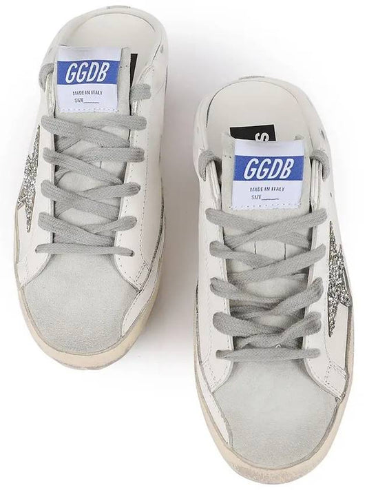 Silver Glitter Superstar Women’s Sabot Sneakers GWF00110 F001722 81194 - GOLDEN GOOSE - BALAAN 2