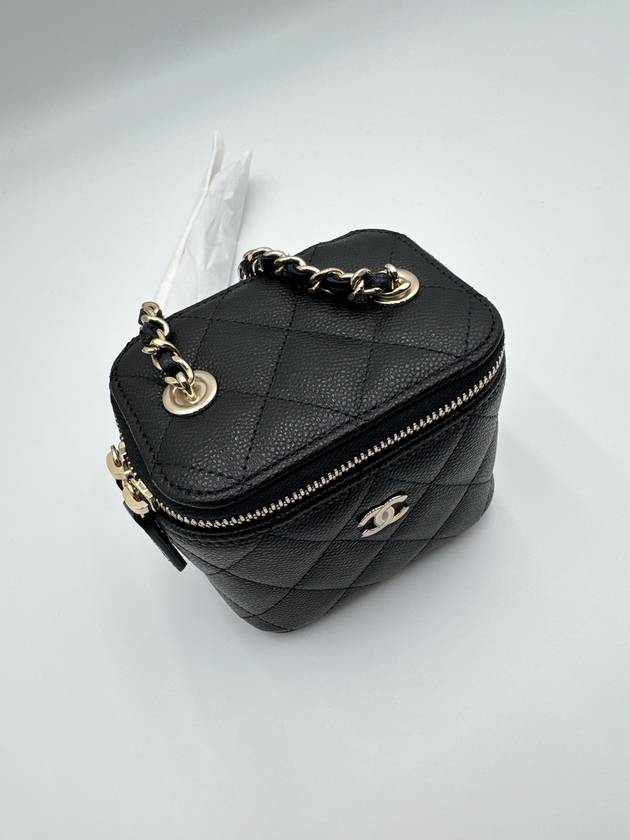 CC Classic Vanity Bag Caviar Black AP1340 - CHANEL - BALAAN 4