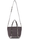 Canvass Cabas Tote Bag Gray - VANESSA BRUNO - BALAAN 8