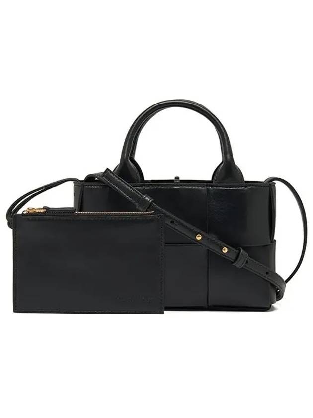 Candy Acro Intrecciato Tote Bag Black - BOTTEGA VENETA - BALAAN 5