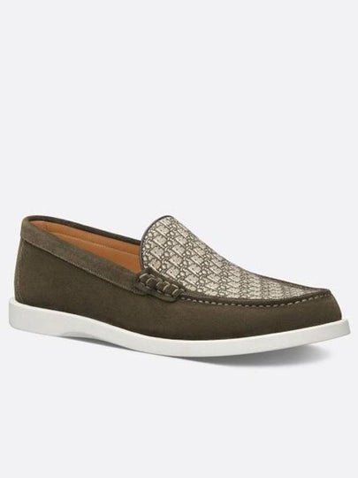 Granville Suede Loafers Khaki - DIOR - BALAAN 2