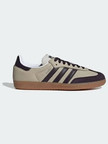 WoMen's Samba OG Low Top Sneakers Beige - ADIDAS - BALAAN 1