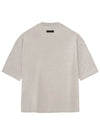 Fear of God Essentials Small Logo T Shirt Silver Women - FEAR OF GOD ESSENTIALS - BALAAN 2