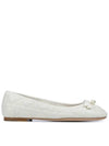 Quilted Cannage Calfskin Ballerina Flat Off White - DIOR - BALAAN 2