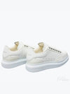 Larry Two Tone Suede Leather Low Top Sneakers White - ALEXANDER MCQUEEN - BALAAN 2