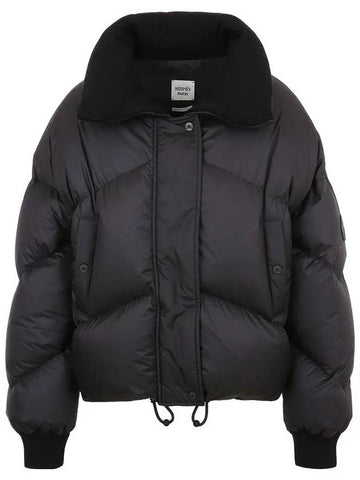 H3H0157DA 02 Puffer Black Women s Short Padding - HERMES - BALAAN 1