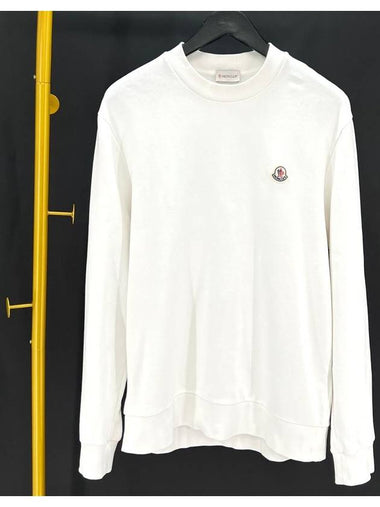 Logo sweatshirt white XL size - MONCLER - BALAAN 1