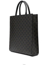 Medium Vertical Cabas Tote Bag In Triomphe Canvas With Print Black - CELINE - BALAAN 5