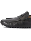 Gommino Leather Driving Shoes Black - TOD'S - BALAAN 9