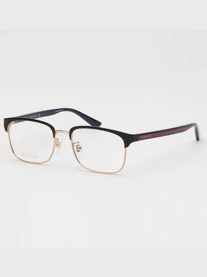 Eyewear Demo Square Sunglasses Black Gold - GUCCI - BALAAN 2