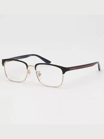 Glasses frame GG0934OA 002 blue three stripes Asian fit - GUCCI - BALAAN 1