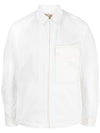 Pocket Zip-Up Mid Layer Jacket White - TEN C - BALAAN 1