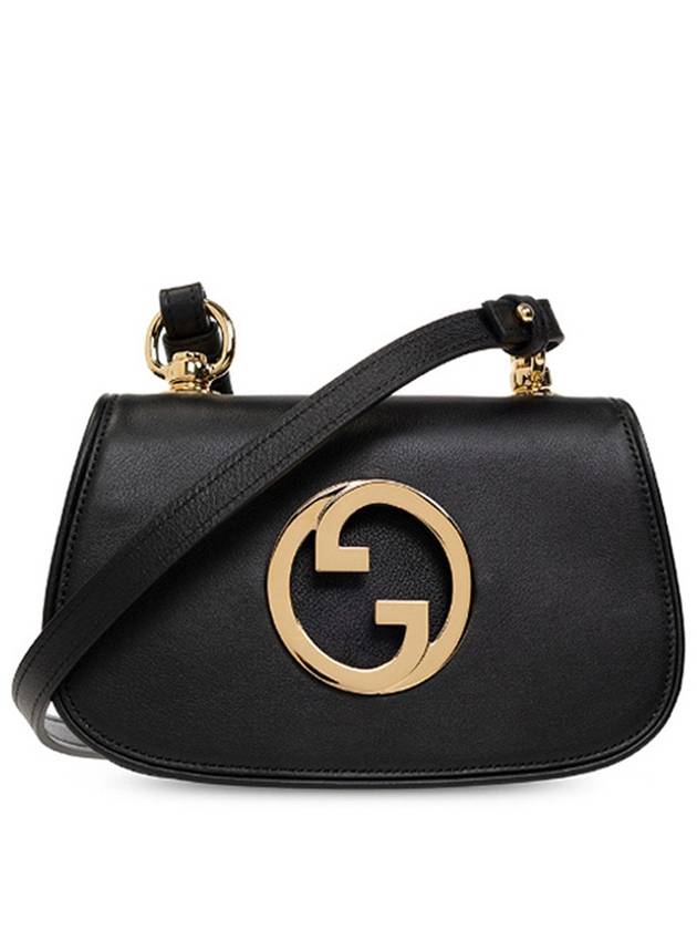 Blondie Small Leather Shoulder Bag Black - GUCCI - BALAAN 2