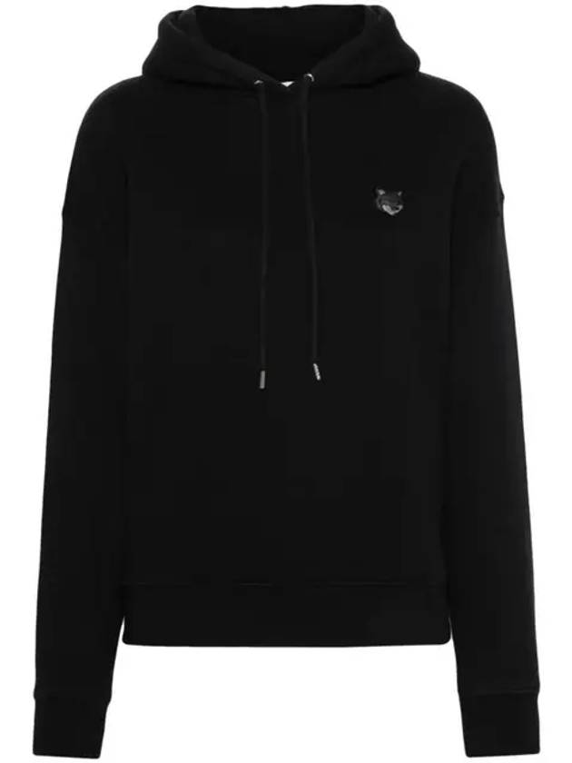 Bold Fox Head Patch Comfort Hoodie Black - MAISON KITSUNE - BALAAN 2