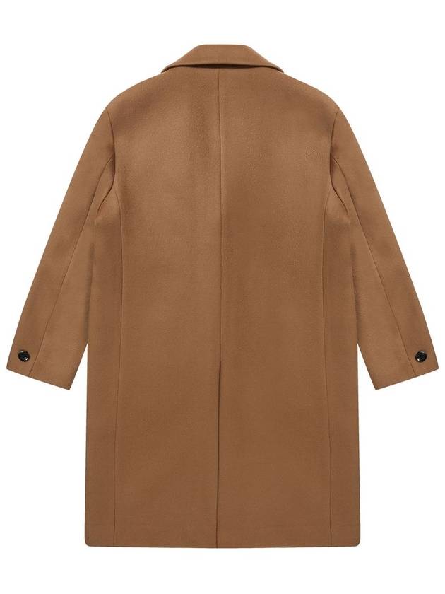 Cashmere Blend 2 Button Single Coat Camel - SOLEW - BALAAN 3