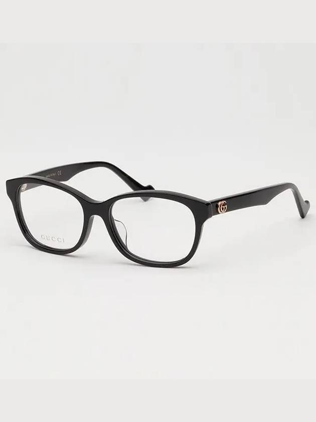 Eyewear Square Acetate Logo Glasses Black - GUCCI - BALAAN 4