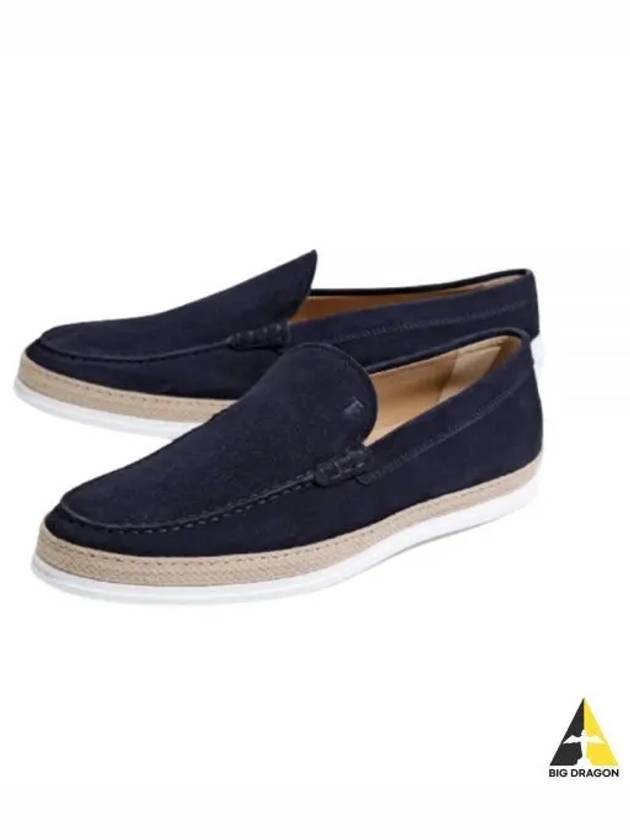 Men's Suede Slip-On Loafers Navy - TOD'S - BALAAN 2