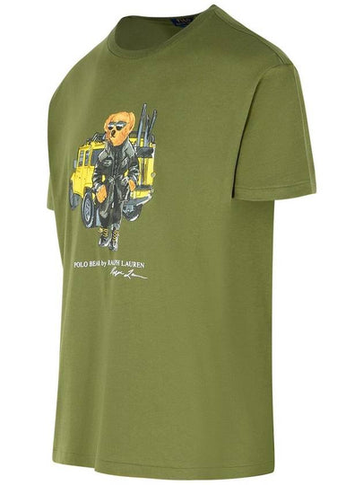 Polo Ralph Lauren Green Cotton T-Shirt - POLO RALPH LAUREN - BALAAN 2