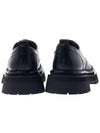 leather round toe loafers black - AMI - BALAAN 5