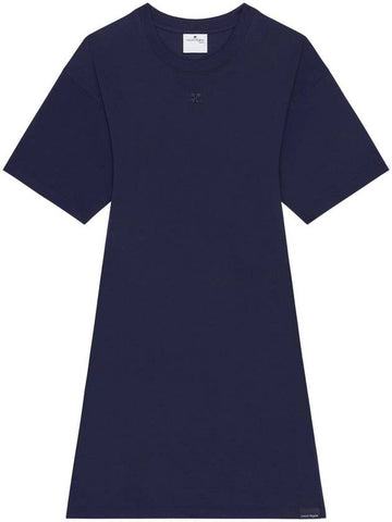 Courrèges Cotton Mini Dress - COURREGES - BALAAN 1