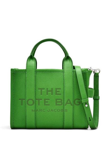 Small Leather Tote Bag Green - MARC JACOBS - BALAAN 1