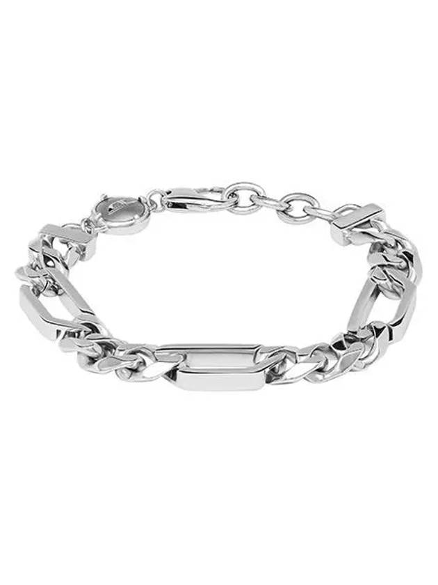 Chain Stainless Steel Bracelet Silver - DIESEL - BALAAN 1