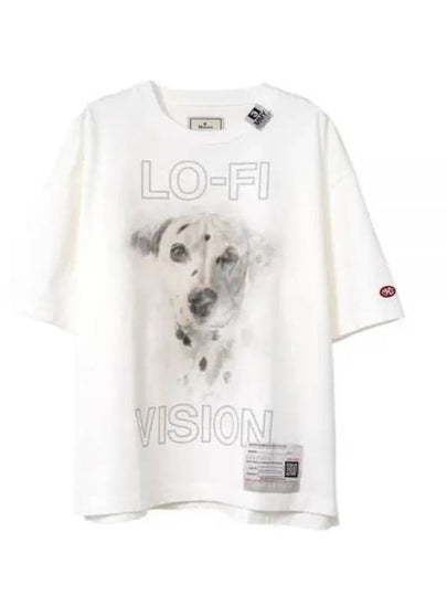 24 A12TS652 white dog print t shirt - MIHARA YASUHIRO - BALAAN 1