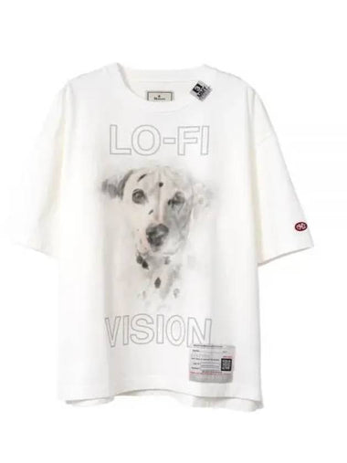 24 A12TS652 white dog print t shirt - MIHARA YASUHIRO - BALAAN 1