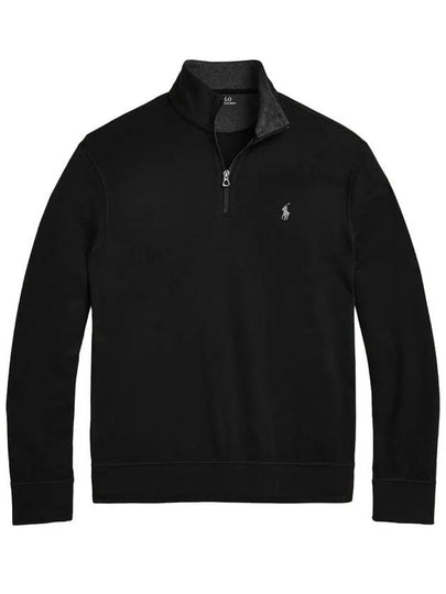 Pony Logo Half Zip-up Sweatshirt Black - POLO RALPH LAUREN - BALAAN 2