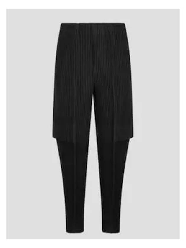 Pleated Cargo Track Pants Black - ISSEY MIYAKE - BALAAN 2