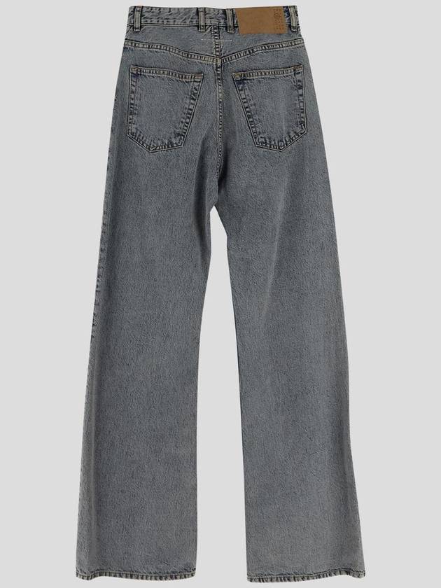 Denim Wide Jeans Light Blue - MAISON MARGIELA - BALAAN 3