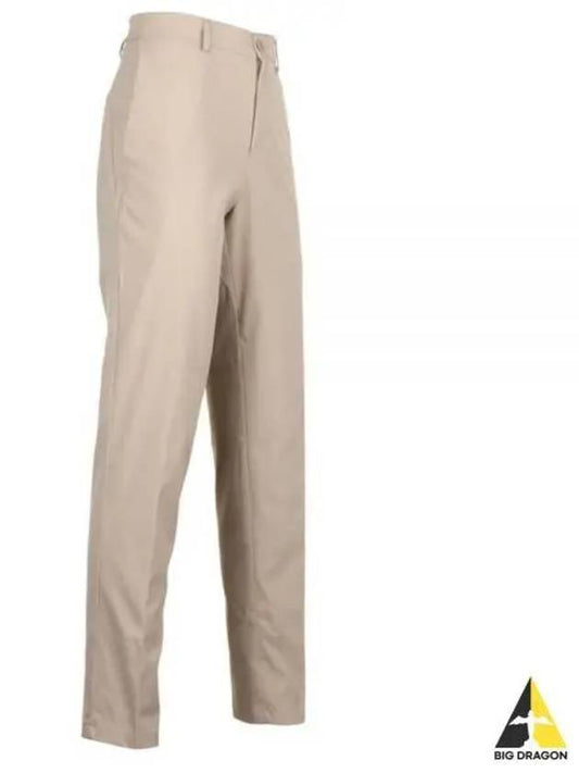 Hidden Drawcord Tapered Regular Fit Straight Pants Beige - HUGO BOSS - BALAAN 2