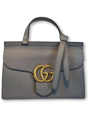 GG Marmont top handle shoulder bag 421890 - GUCCI - BALAAN 1