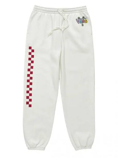 Logo Print Track Pants Marshmallow - VANS - BALAAN 2