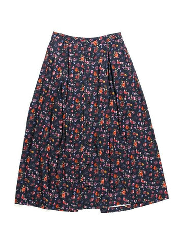 floral printed flannel tuck skirt - ENGINEERED GARMENTS - BALAAN 1