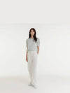 SAGE SEMI WIDE PANTS WHITE - CLAIR DE SAGE - BALAAN 1