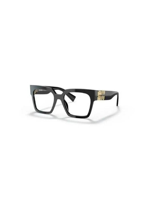 Logo Temple Square Frame Glasses 04UV VISTA 1AB1O1 - MIU MIU - BALAAN 1