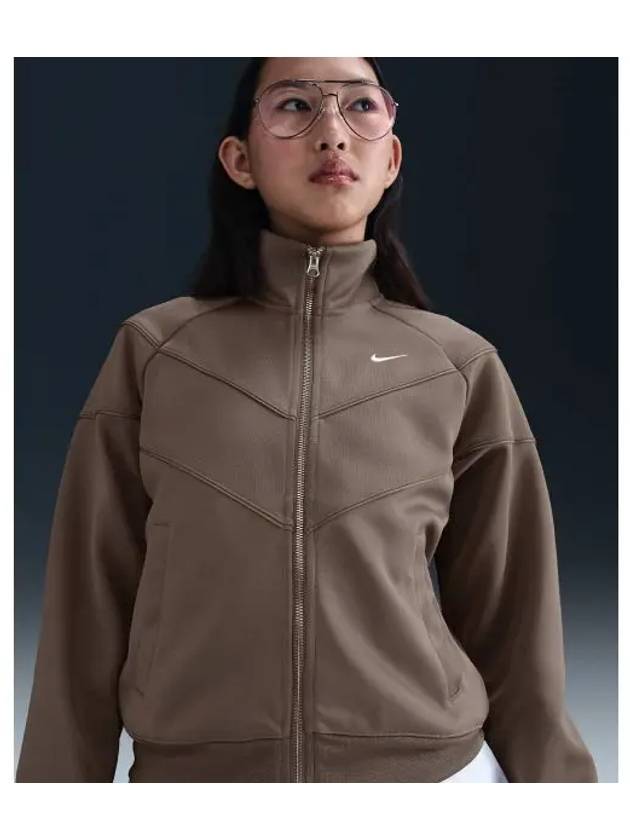 Sportswear Wind Runner Knit Track Jacket Mink Brown - NIKE - BALAAN 1