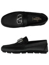 V Logo Driving Shoes Black - VALENTINO - BALAAN 2