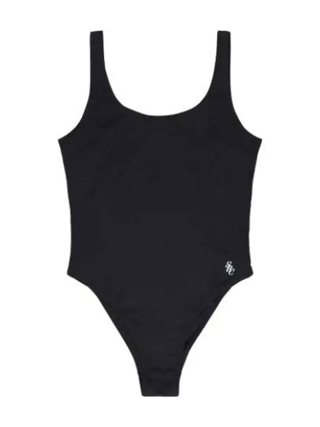 collar swimsuit black - SPORTY & RICH - BALAAN 1