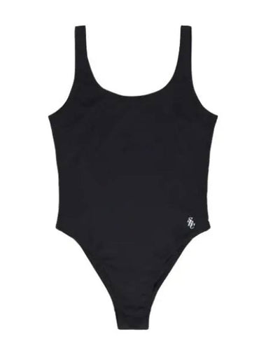 collar swimsuit black - SPORTY & RICH - BALAAN 1