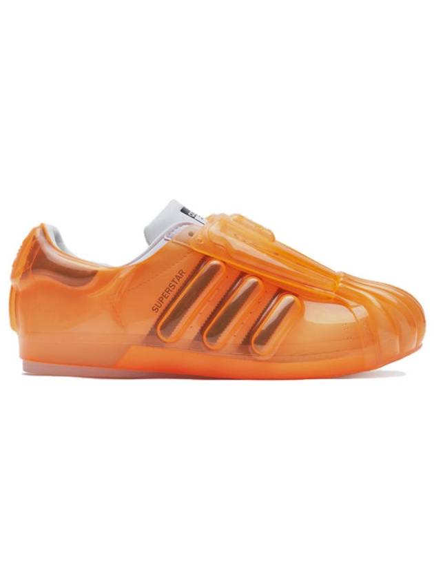 Superstar Bubble Low Top Sneakers Orange White - ADIDAS - BALAAN 3