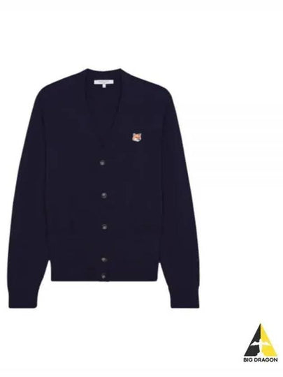 Fox Head Patch Classic Cardigan Navy - MAISON KITSUNE - BALAAN 2