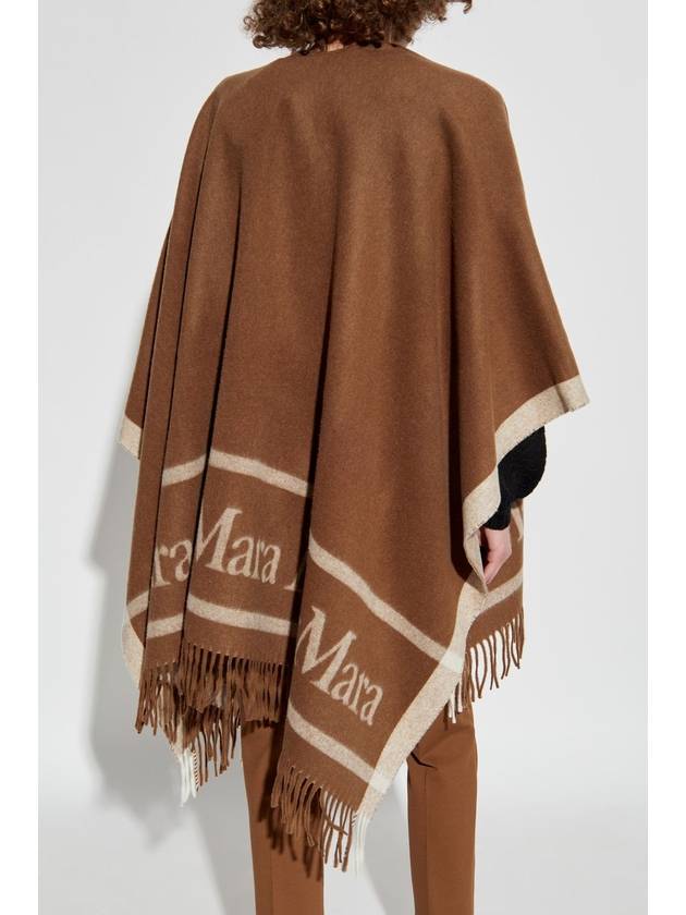 Max Mara Poncho Hilde, Women's, Brown - MAX MARA - BALAAN 4