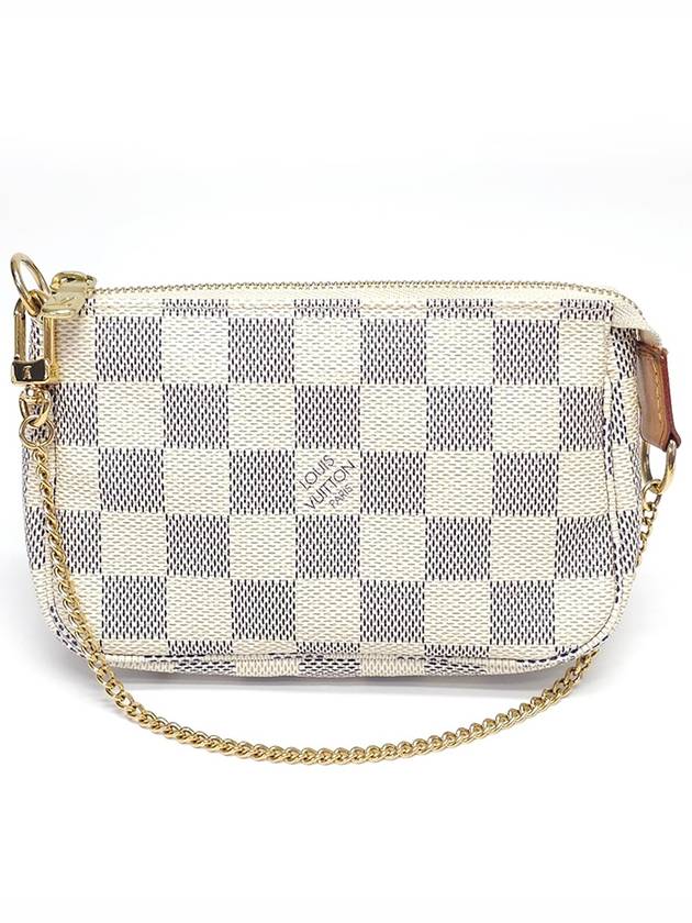 N58010 Damier Azur Mini Pochette Pouch - LOUIS VUITTON - BALAAN 2