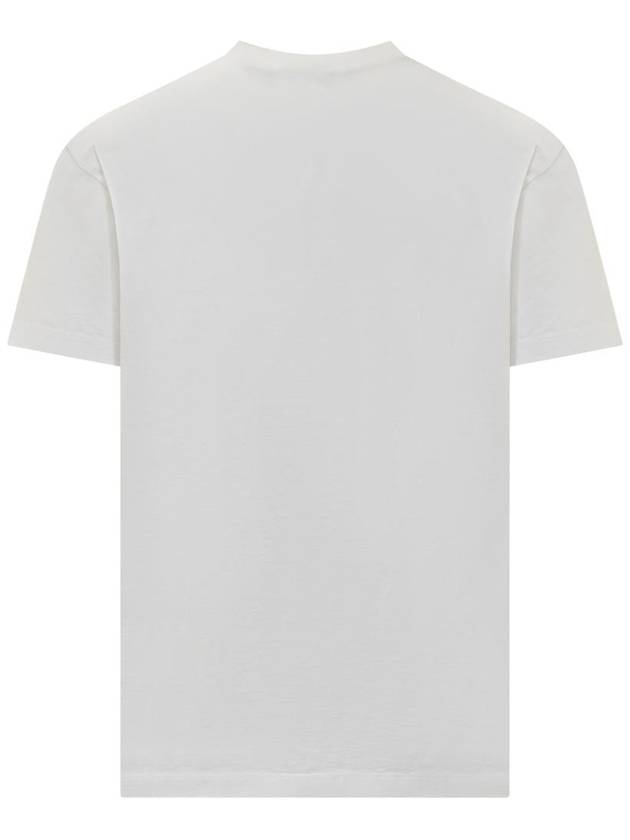 Short Sleeve T-Shirt S71GD1396S23009 100 White - DSQUARED2 - BALAAN 3