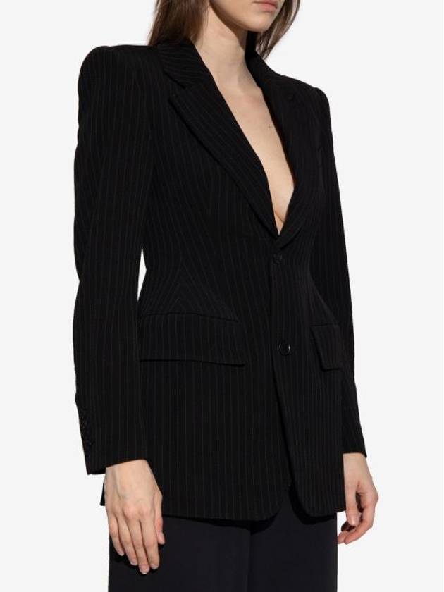 Women's Hourglass Blazer Jacket Black - BALENCIAGA - BALAAN 6