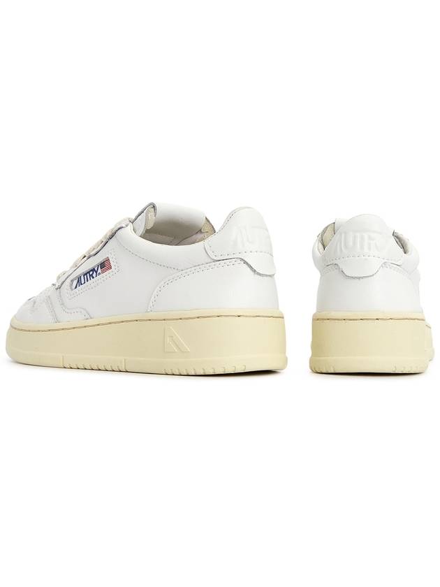 Medalist Leather Low Top Sneakers White - AUTRY - BALAAN 7